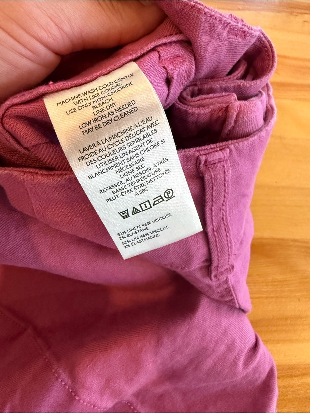 Maeve Wide-Leg Cotton Pants in Bright Purple - Picture 9 of 9